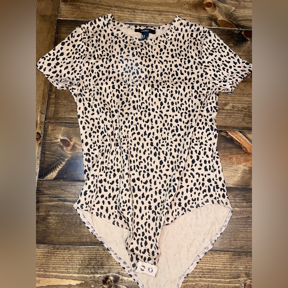 Forever 21 cheetah body suit!